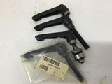 Black Adjusting Knobs 3" L x 1/4" Screw Lot Of 4