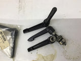 Black Adjusting Knobs 3" L x 1/4" Screw Lot Of 4