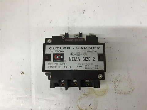 Cutler Hammer A10DN0 Starter Size 2 120V Coil
