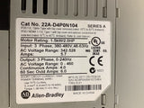 Allen-Bradley 22A-D4P0N104 AC Drive 2 Hp 460 Volts