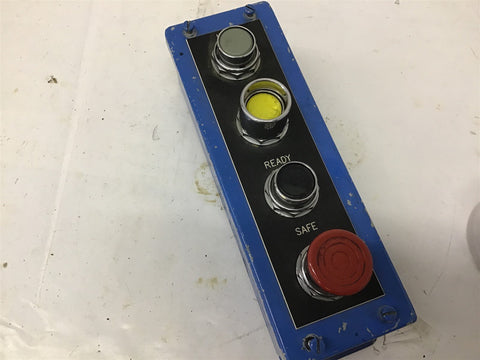 4 Button Pendant Control Station 10-1/2" L x 3" W x 3-1/4" T x 3" D
