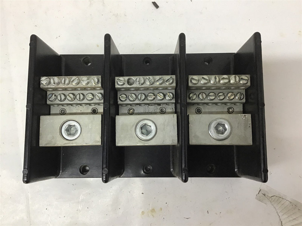 Distribution Block 3732530 600V 500 MCM #6 CU-AL