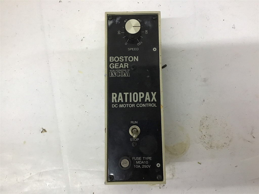 Boston Gear Model RP1 Ratio Pax DC Motor Control 10 A 250V