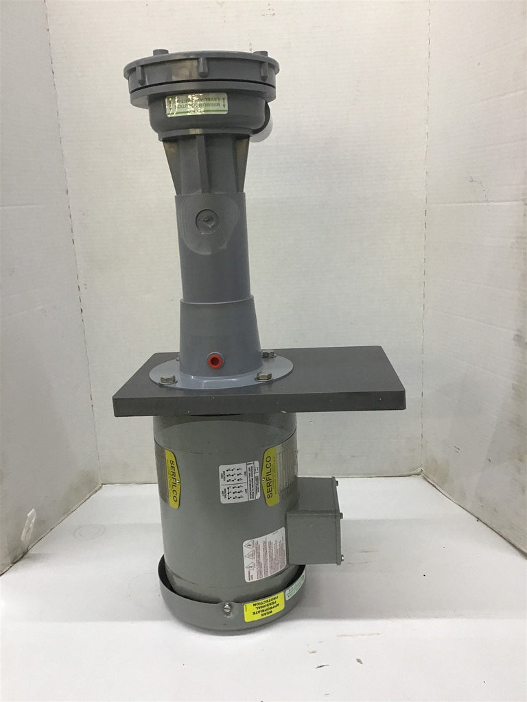Serfilco 1P54 .75 HP 190-380 V 2850 RPM 56 CZ TEFC W/ Pump