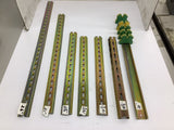 Varies Sizes Of Din Rail Lot Of 7
