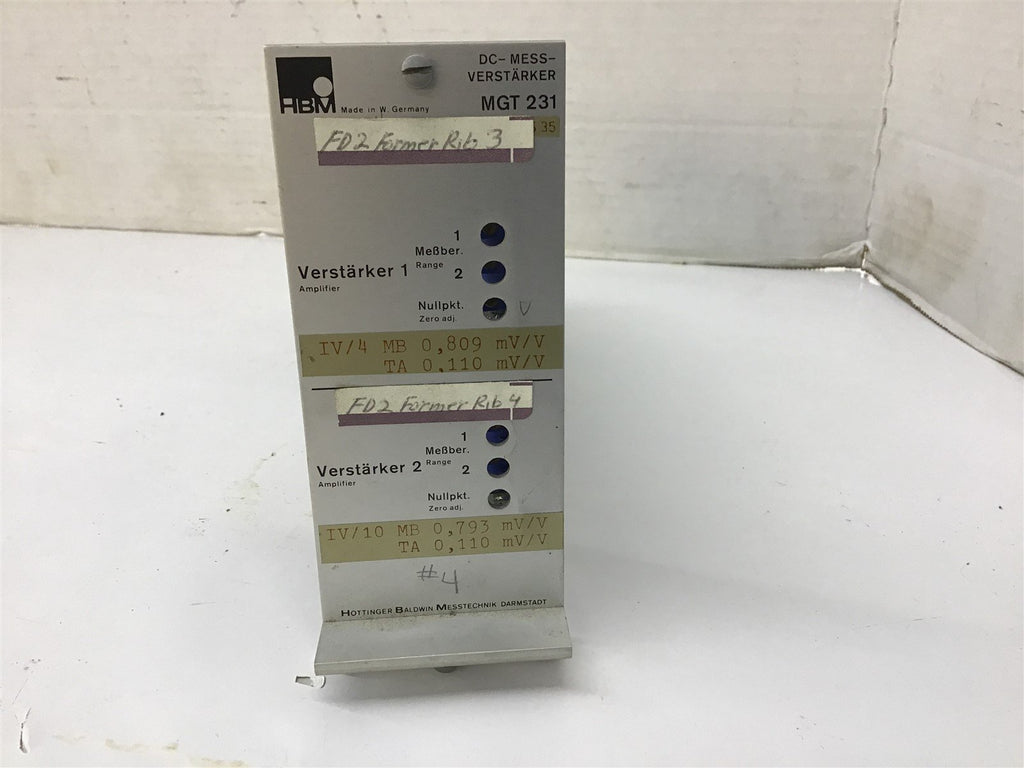 HBM DC-MESS-VERSTARKER MGT 231 Amp Card