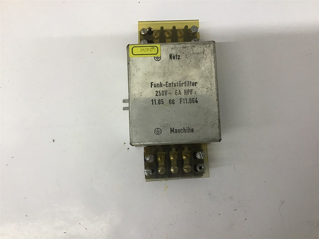 Funk Entstorfilter Radio Frequency Interface Filter F11.964 250V 6A