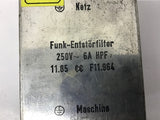 Funk Entstorfilter Radio Frequency Interface Filter F11.964 250V 6A