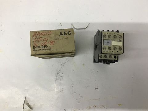 AEG E-Nr. 910-302 600VAC 20A Contactor