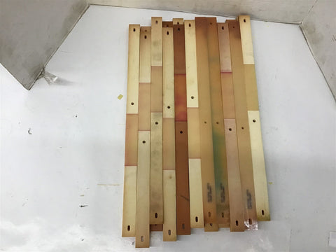 Gasket Seal Strips 20" L x 1" W x 7/16" Thick Lot Of 22