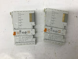 Beckhoff KL9100 24VDC 10A Voltage supply Terminal Lot Of 2