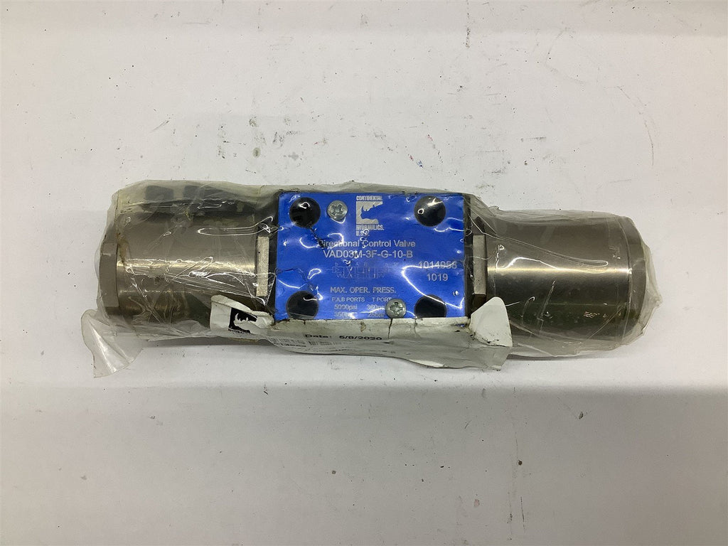 Continental VAD03M-3F-G-10-B Directional Control Valve 5000 PSI