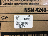 3M 6001 NSN 4240-01-342-2857 Organic Vapor Cartridge 30