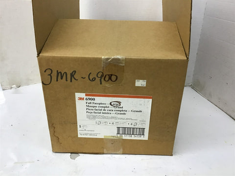 3m 6900 Full Face Piece Large Case of 4