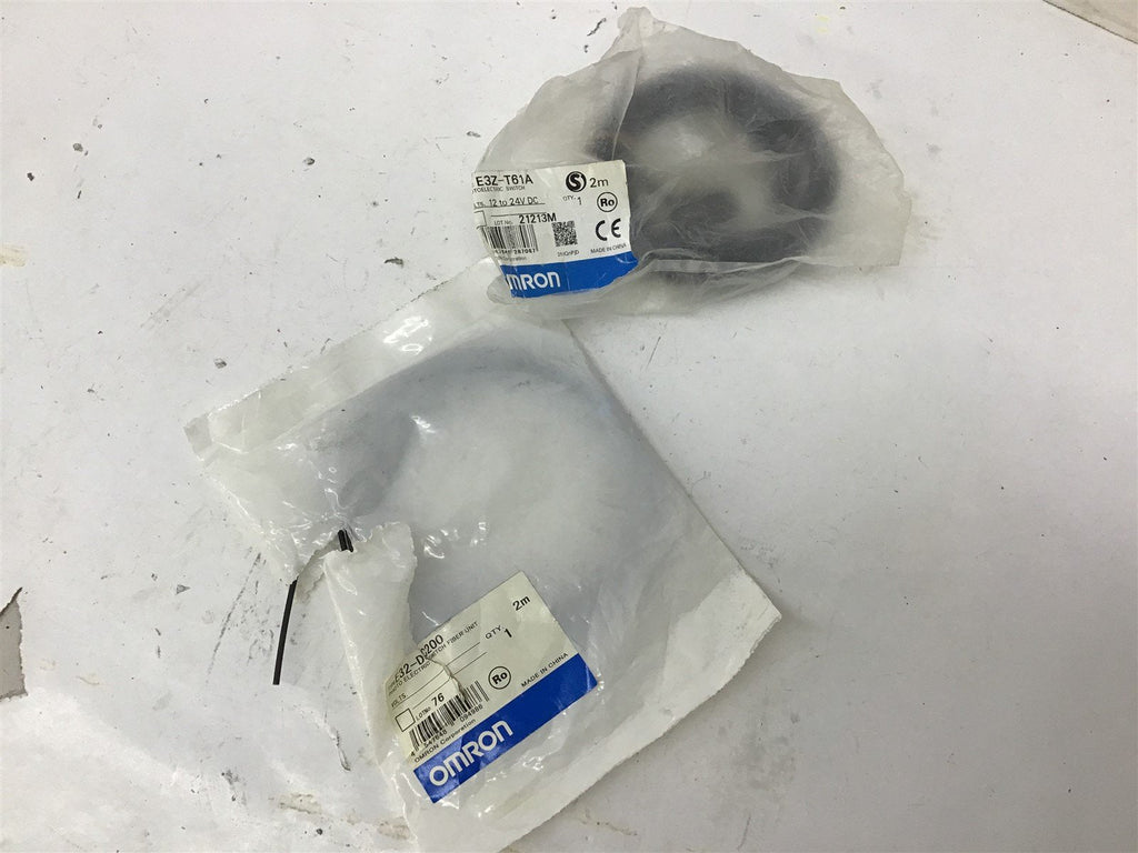 Omron E32-DC200 E3Z-T61A 2m Lot Of 2