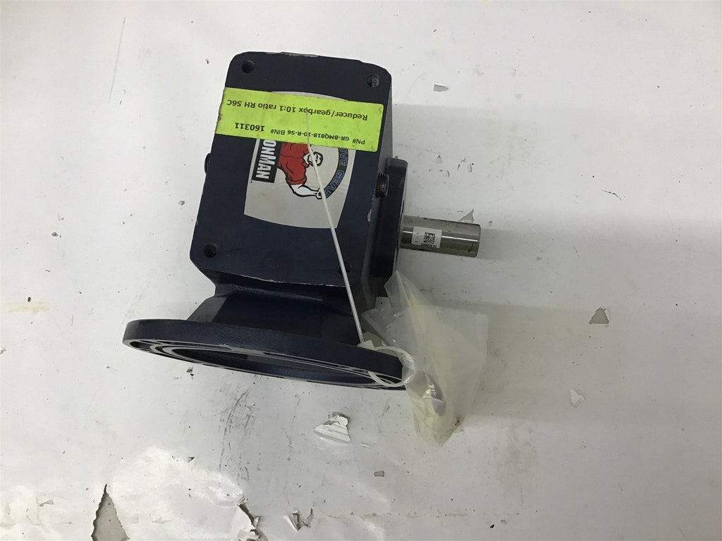 Grove Gear GR8180123.00 10:1 Ratio Right Angle Gear Reducer 1.625 Input Hp