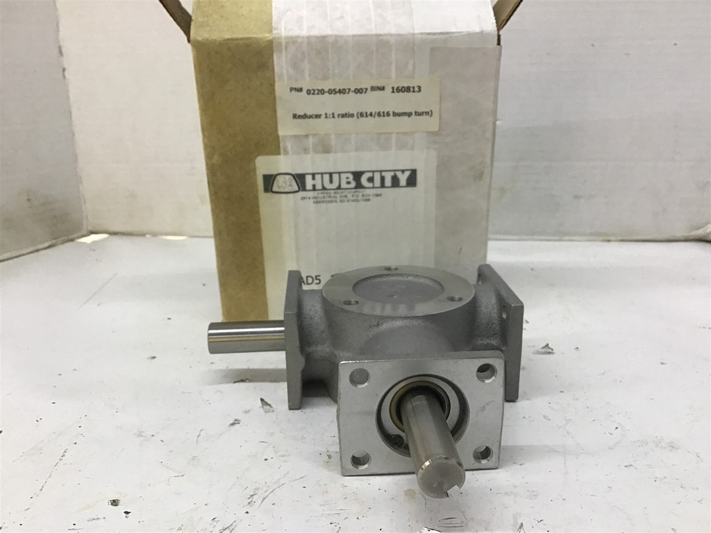 Hub City AD5 1:1 Ratio Left Angle Bump Turn 614/616 Gear Reducer