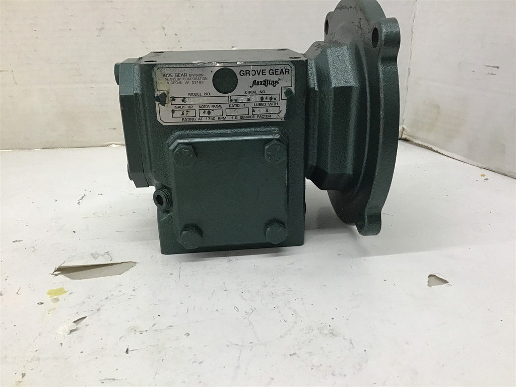Grove Gear BMQ213-3 Right Angle Gear Reducer 7.5:1 Ratio .871 Input Hp
