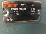 Dodge Tigear MR94634 J TZ 15:1 Ratio left Angle Gear Reducer 4.87 Input Hp