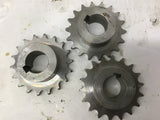 Ametric 42B18 18 Teeth 15/16 Bore Sprocket Lot Of 3