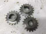 Ametric 42B18 18 Teeth 15/16 Bore Sprocket Lot Of 3