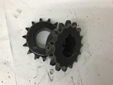 China Made PM5015HE-137 Sprocket 1-3/8" ID x 15 Teeth -Lot Of 2