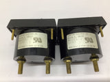Simpson 2122 0-10 DC Amperes Panel meter Lot Of 2