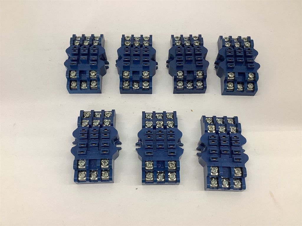 Potter and Brumfield 27E121 Relay Base Lot Of 7