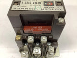 Cutler-Hammer A10C-1 Starter Nema size 1 27 Amp 460 V @ 10 HP 120 volt coil