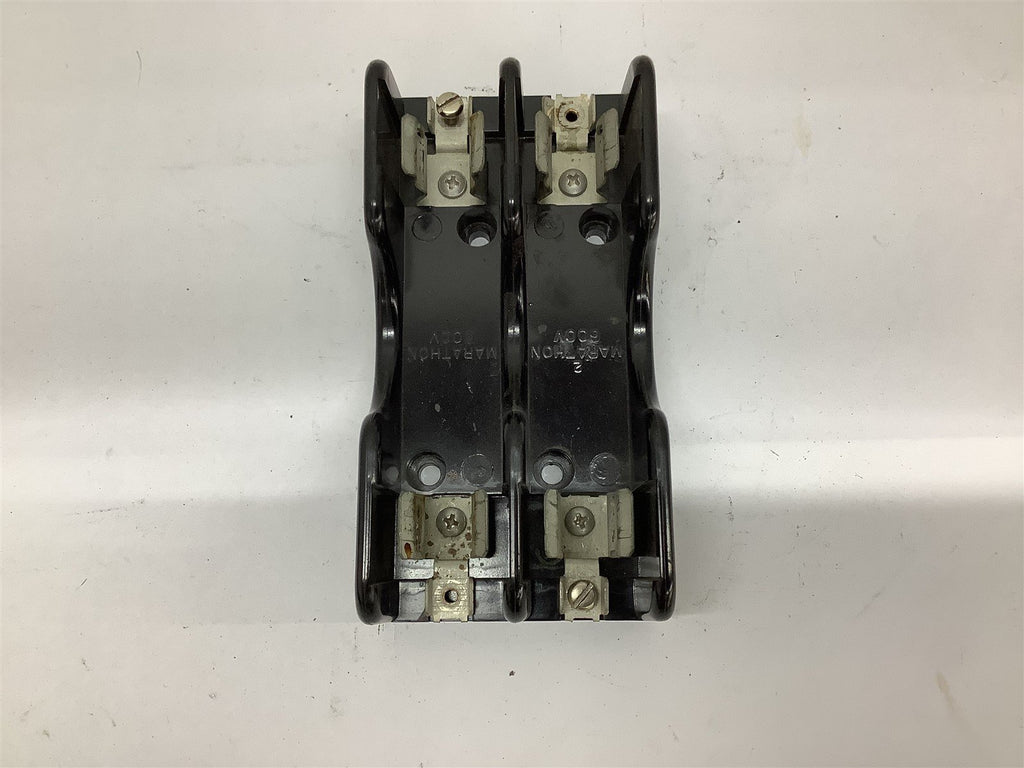 Marathon 4100025 CU AL 30 Amp 600 Volt 2 Pole fuse Block