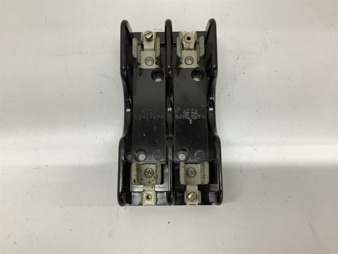 Marathon 4100025 CU AL 30 Amp 600 Volt 2 Pole fuse Block
