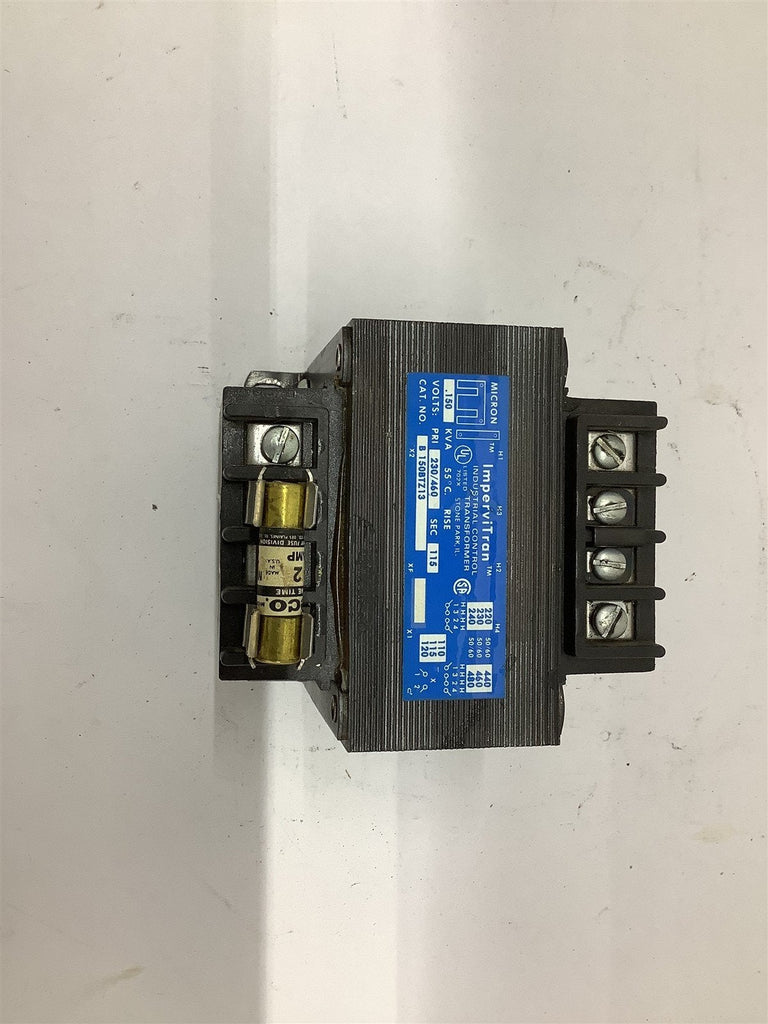 Micron B150BTZ13 .150 KVA 230/460 Pri 115 Sec Industrial Control Transformer