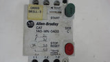 ALLEN-BRADLEY 140-MN-0400 MANUAL MOTOR STARTER, SERIES C, 25A, 600V, 3PH