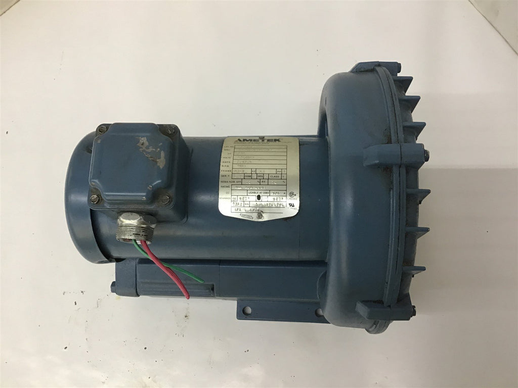 Ametek 33-0924-0426C1 1/3 HP Blower 230/460V 3450 RPM 42CZ