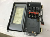 Square D HU362AWK 60A 600V Safety Switch