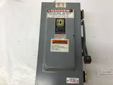 Square D HU362AWK 60A 600V Safety Switch