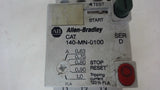 Allen-Bradley 140-Mn-0100 Manual Motor Starter, Series D, 25A, 600V, 3Ph
