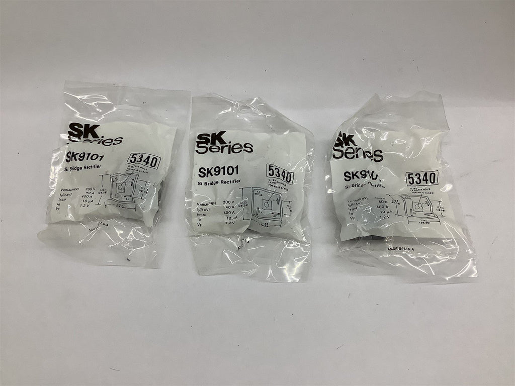 Sk Series SK9101 Si Bridge Rectifier Lot Of 3