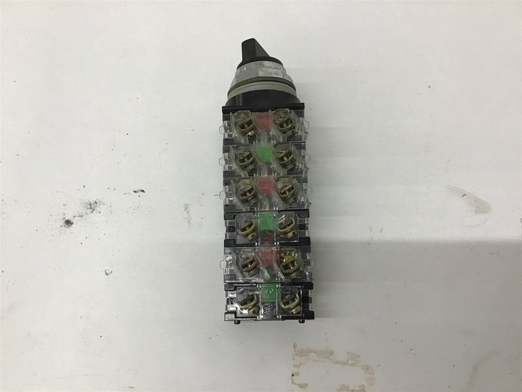 CR104P 2 Way Selector Switch 6 Contact Block