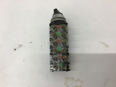 CR104P 2 Way Selector Switch 6 Contact Block