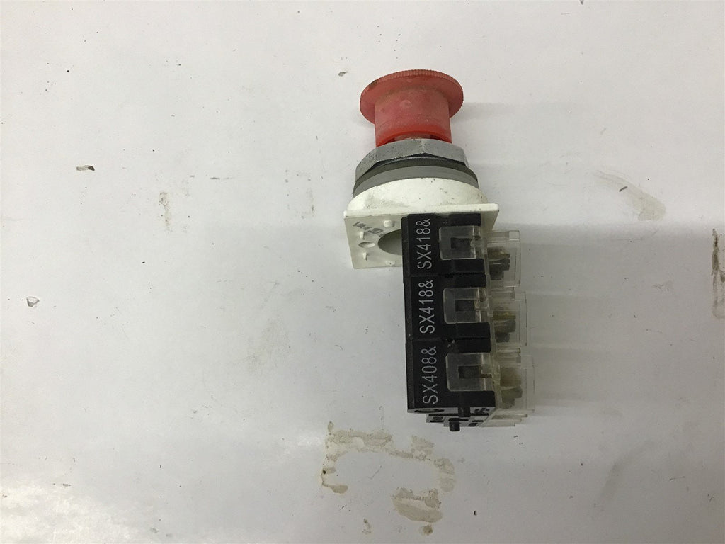 GE CR104P E Stop 3 Contact Block