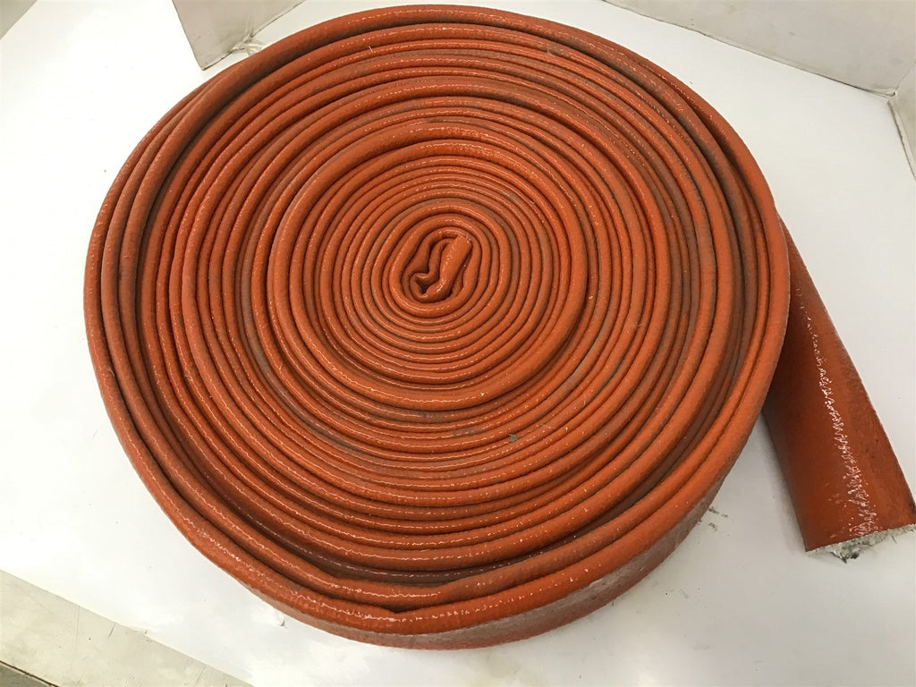 Protective Hosing 98' L x 3-1/4" ID Interior Lined With Glass Cloth