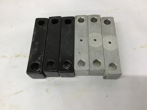 Aluminum Blocks 7" L x 1-1/2" W x 1-3/4" T x 3/4" IDLot Of 6