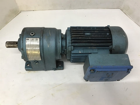 Sew Euro Drive DFT80K4 .75 HP 1700 RPM AC Motor 80 Frame 14.08:1 Ratio