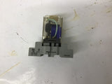 Deltrol 166 DPDT 24VDC 10 Amp Relay with Base