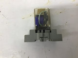 Deltrol 166 DPDT 24VDC 10 Amp Relay with Base