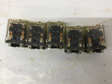 Deltrol 166 DPDT 24VDC Relay 10 Amp Lot Of 5