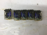 Deltrol 166 DPDT 24VDC Relay 10 Amp Lot Of 5
