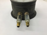 Ashcroft Differential Pressure Bronze Tube Brass Socket 0-100 PSID