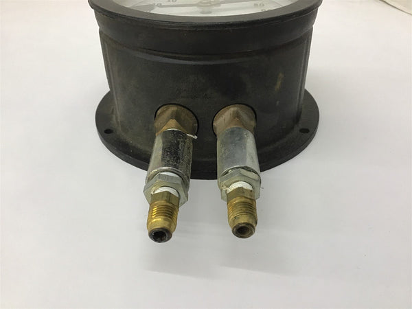 Ashcroft Differential Pressure Bronze Tube Brass Socket 0-100 PSID ...